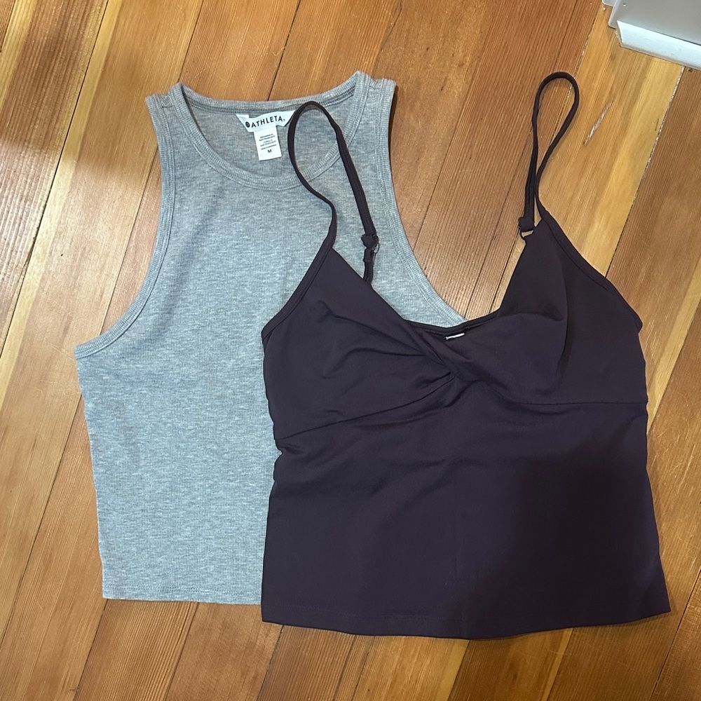 2 Athleta tanks Medium